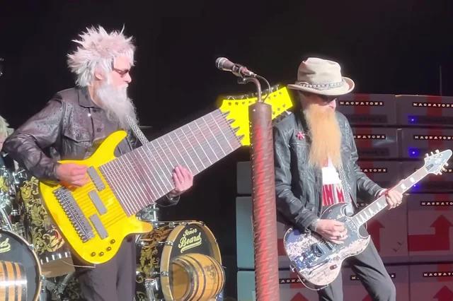 Unique bass guitar from ZZ Top.