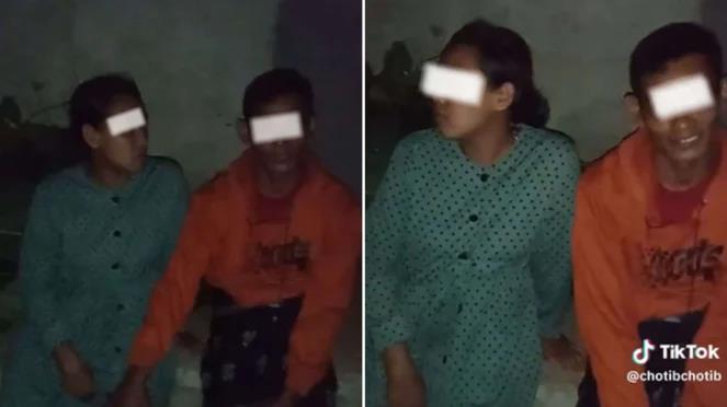 Husband catches wife alone with affair partner during sahur time.