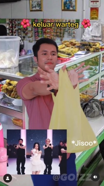 This Man Parodies BLACKPINK Members When Going to a Warung, What Does He Buy?