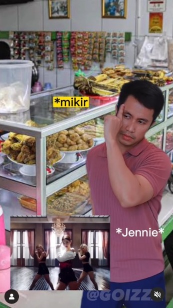 This Man Parodies BLACKPINK Members at a Warung, What Does He Buy?