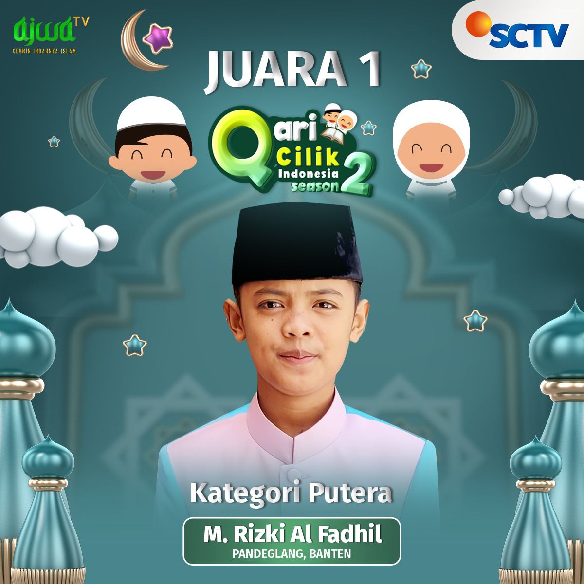 Winner of Qari Cilik Indonesia Season 2