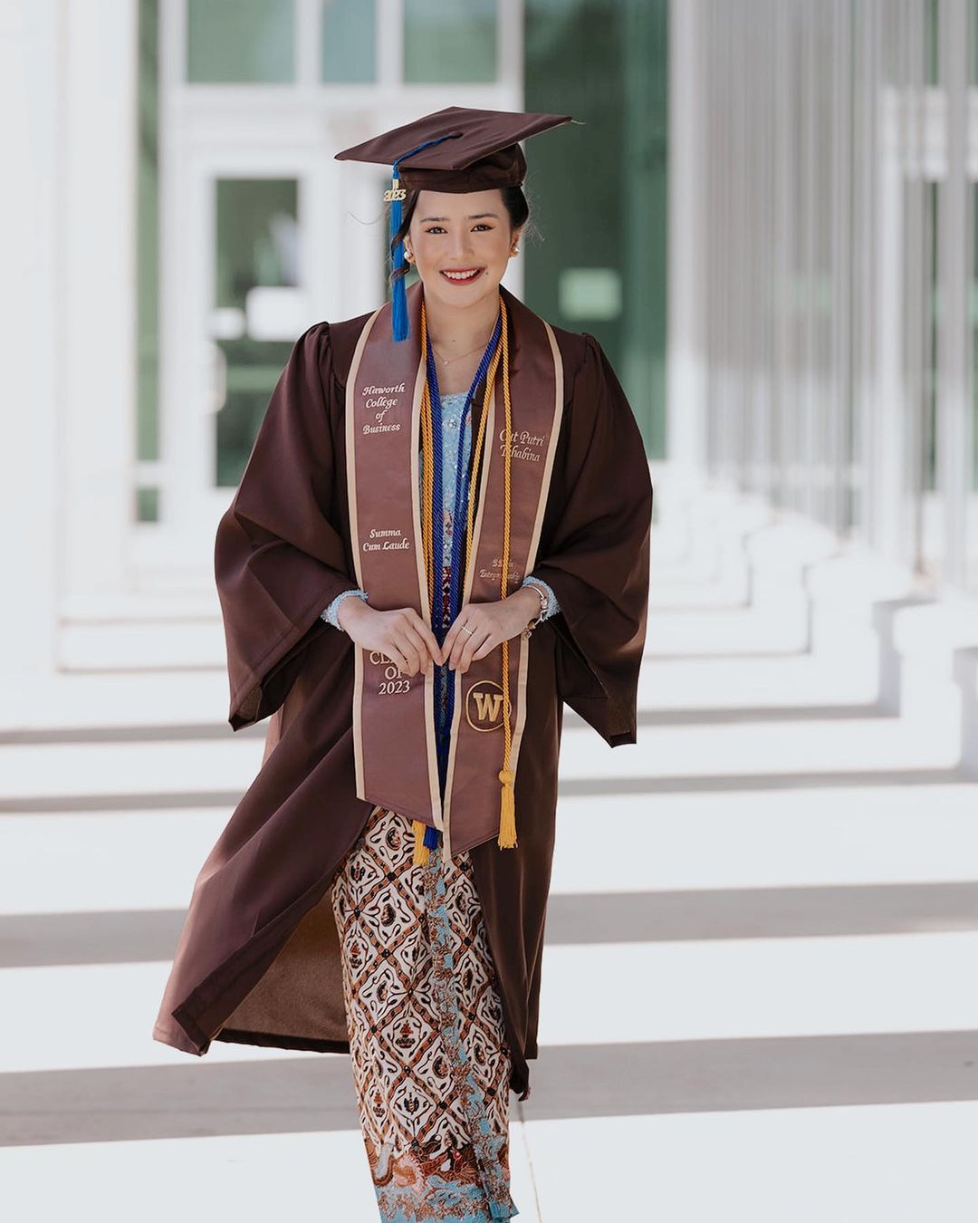 Portrait of Beby Tsabina's Graduation