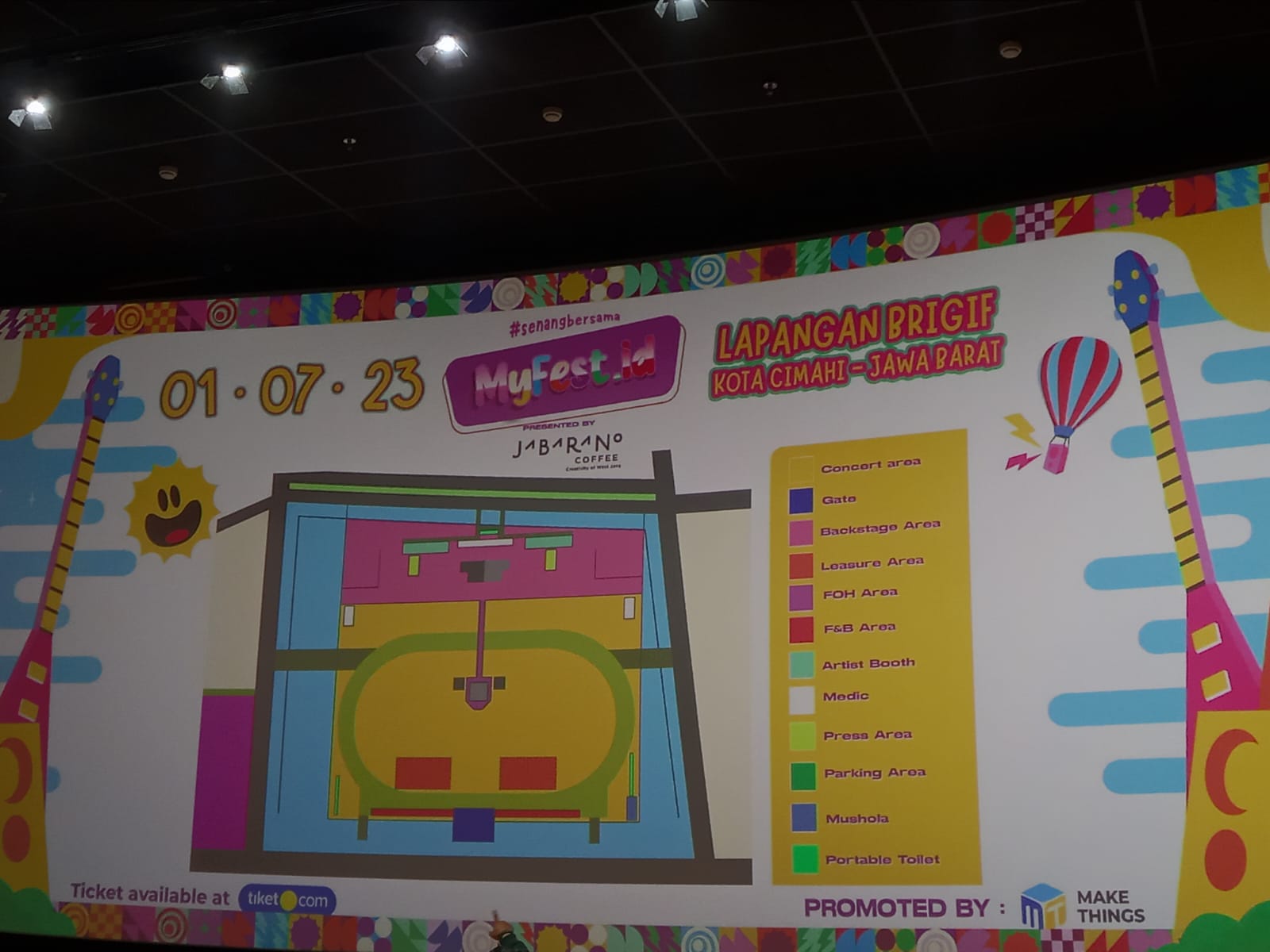 MyFest.id Area Layout