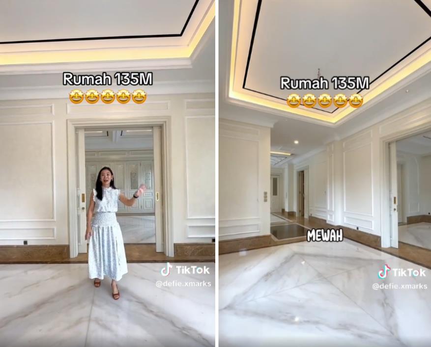 Luxurious and magnificent home tour worth Rp135 billion.