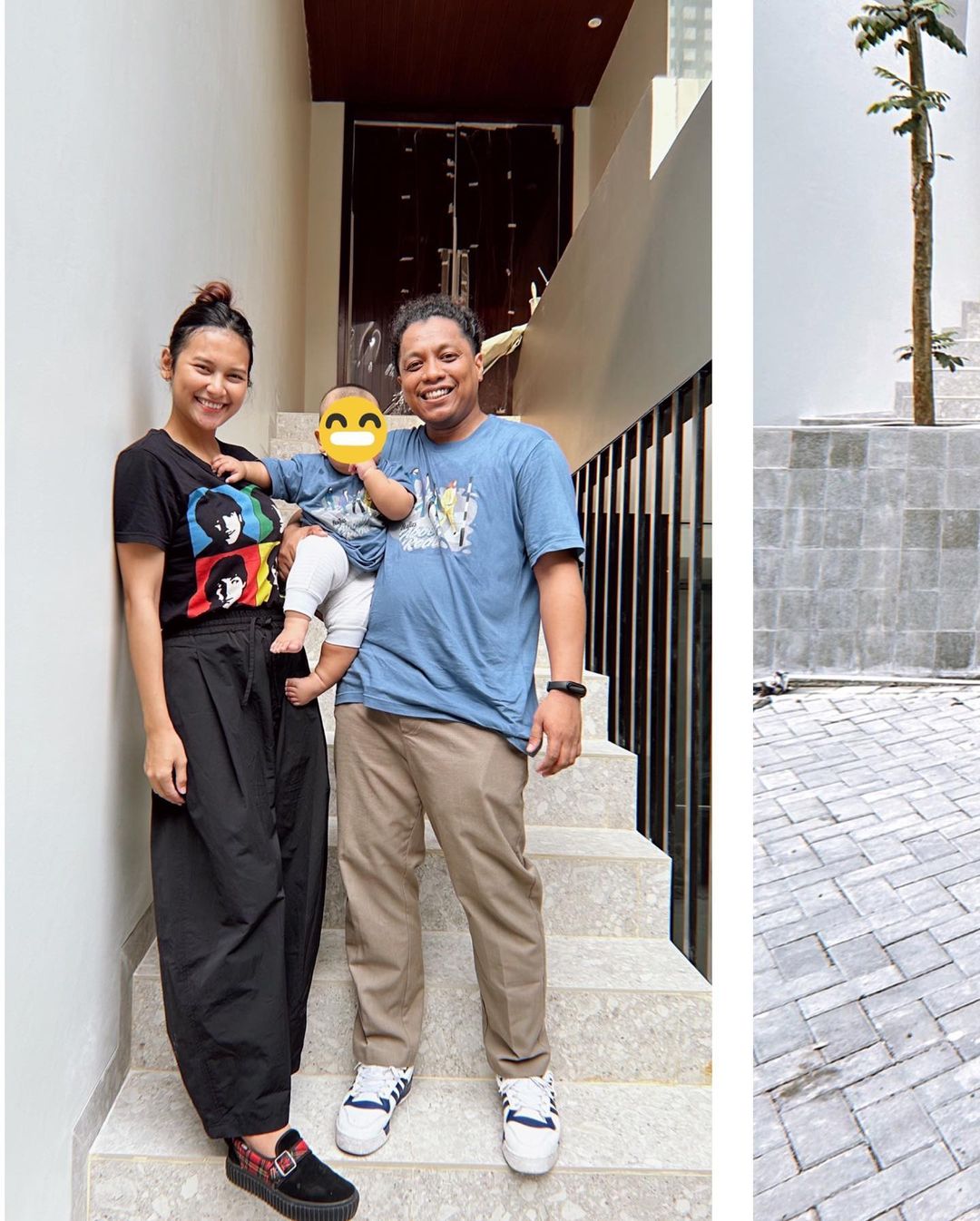 Indah Permatasari shows off her new house