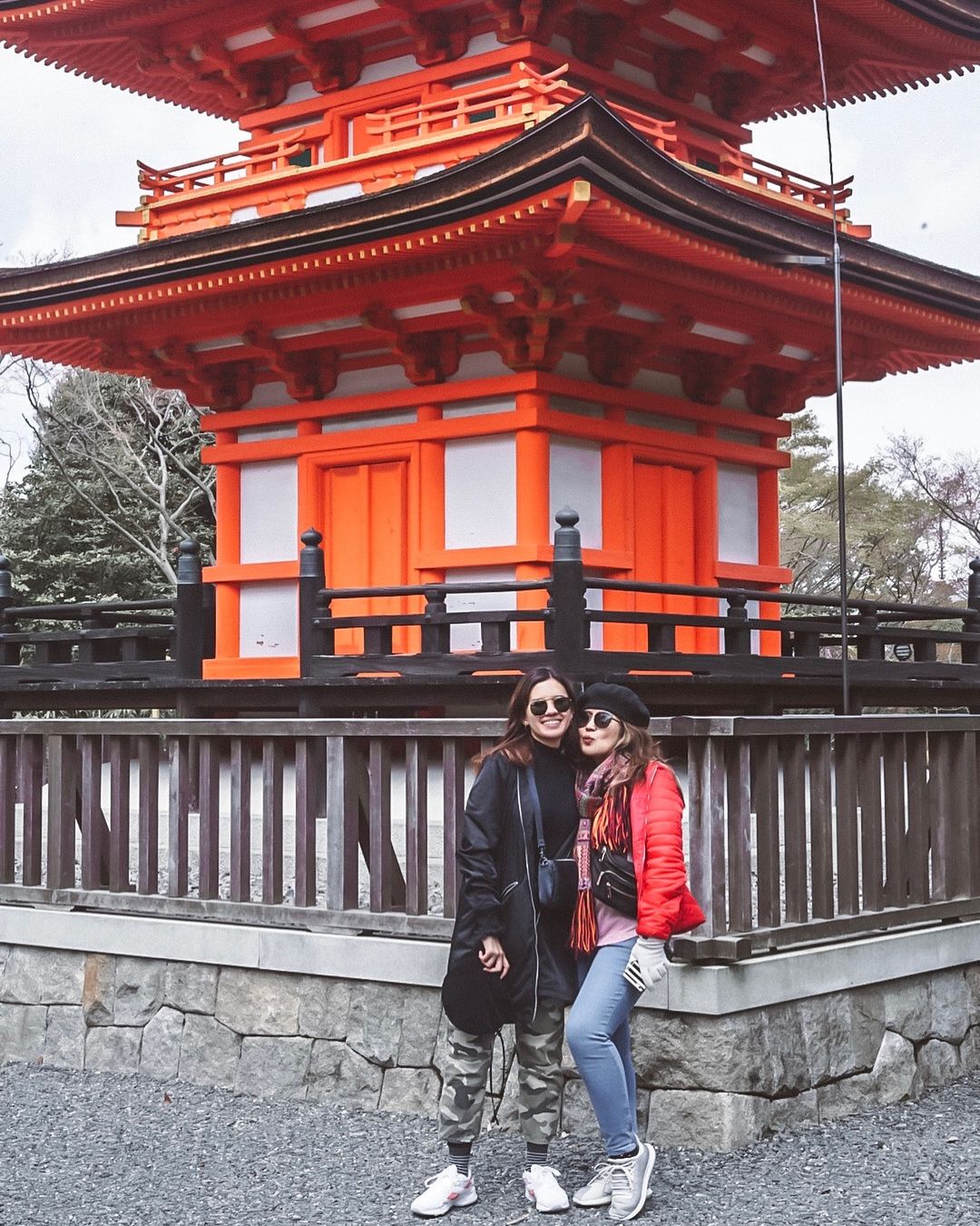 Michelle Joan with her mother Devi Damayanti