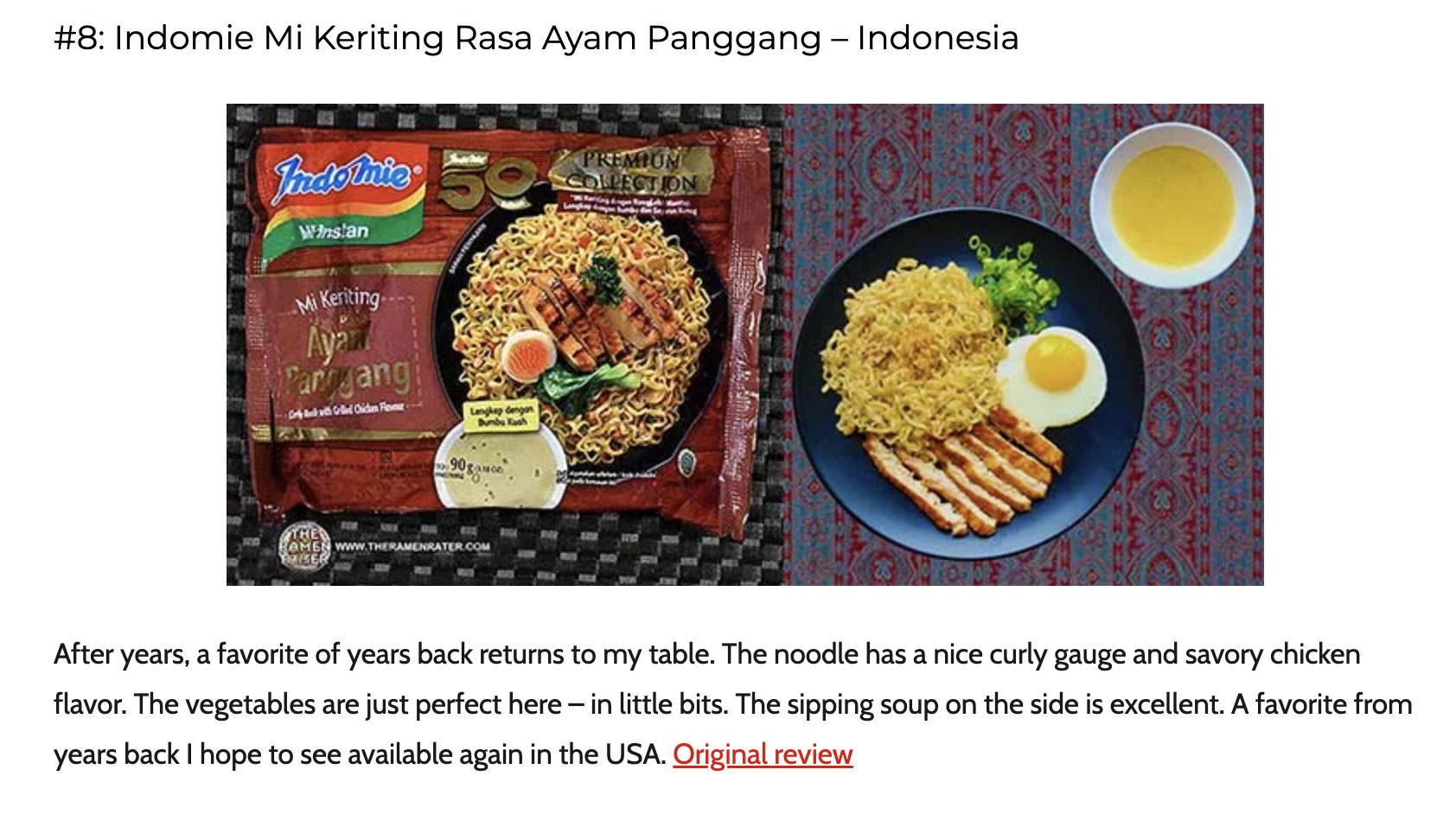 Indomie Becomes Favorite Instant Noodles in the World