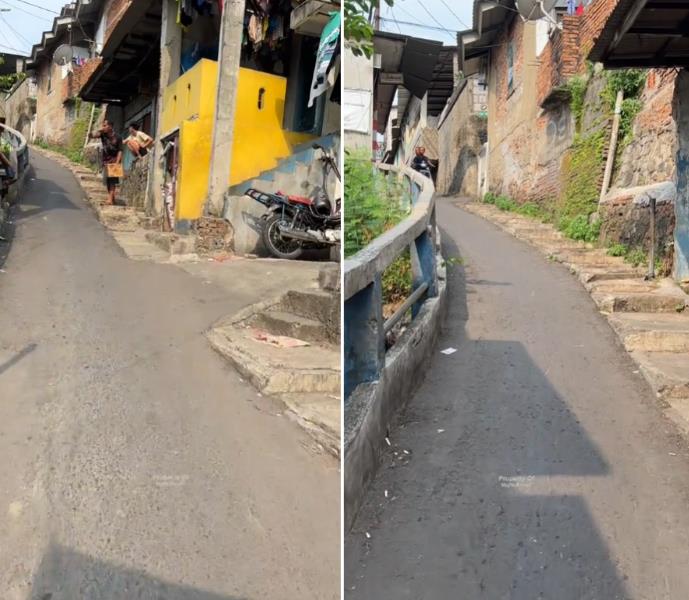 Jakarta village that resembles favela in Rio de Janeiro.