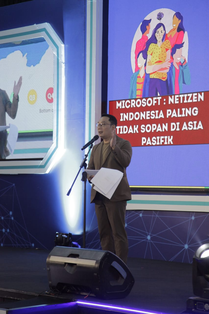 West Java Governor Ridwan Kamil at the Indonesia Digital Conference (IDC) 2023