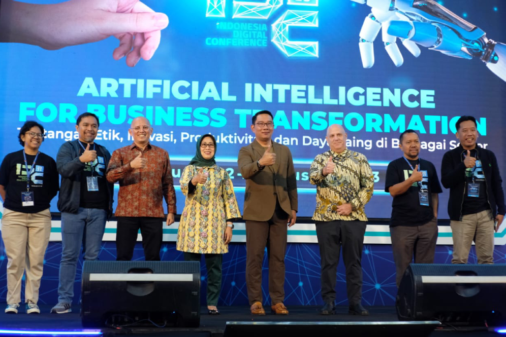 West Java Governor Ridwan Kamil at the Indonesia Digital Conference (IDC) 2023