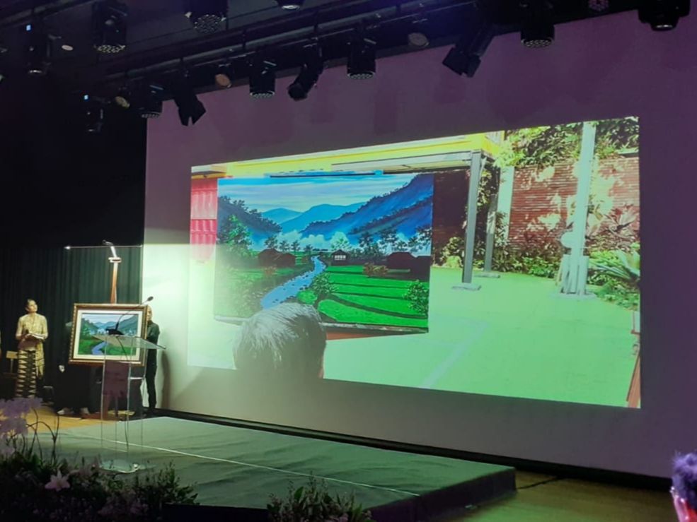 Appearance of the Painting 'Morning Mist in the Silent Hamlet' by SBY Sold for Half a Billion