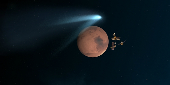 Komet Sebesar Gunung `Nyaris Hantam` Mars