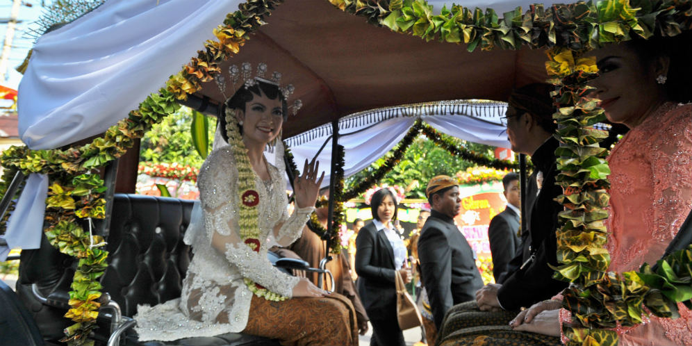 Tamu Membludak di Nikahan Anak Jokowi