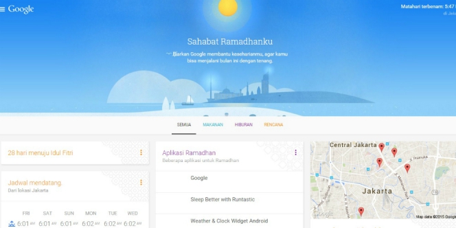 Buat Layanan Khusus Ramadan, Google Pakai Bahasa Indonesia 