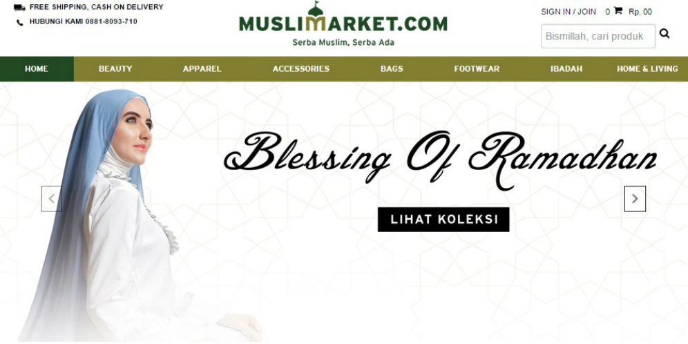 Muslimarket.com Diluncurkan, Bisa Belanja Sambil Sedekah