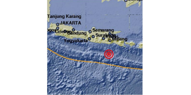 Gempa 6,3 SR Guncang Pesisir Selatan Jawa Timur