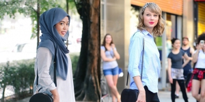 Inspirasi Gaya Taylor Swift untuk Hijaber