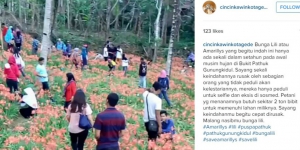 Selfie ala Syahrini, Taman Bunga Langka di Yogya Rusak