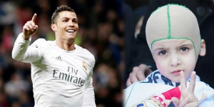 Bocah Palestina Korban Bom Ekstrimis Bertemu Ronaldo