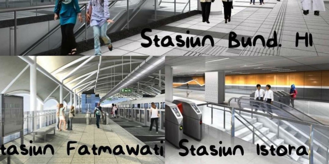 Begini Rupa Stasiun MRT Jakarta 2019 Nanti