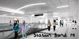 Kerennya Penampakan Stasiun MRT Jakarta