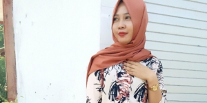 #HOTD: Nuansa Cokelat Melanda Hijab Yoana Ayu