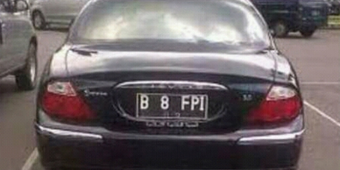 Heboh Pelat Nomor Mobil  Mewah  B 8 FPI  Ini Kata Polisi 