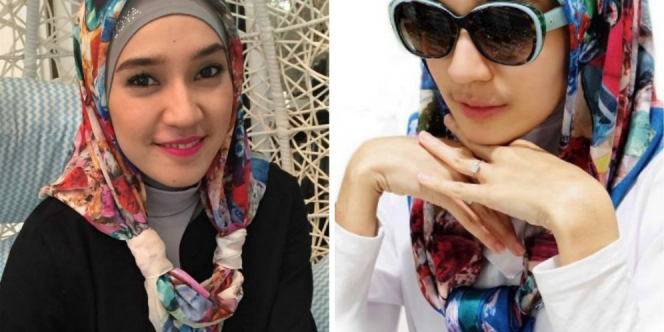 Inspirasi Pemakaian Hijab Square Tanpa Jarum