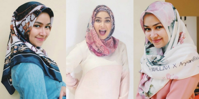 Gaya Hijab Simpel Artis, Bikin Cantik Tanpa Perlu Ribet