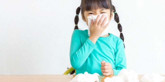 Ini Lho Pertolongan Pertama Saat Si Kecil Terserang Flu