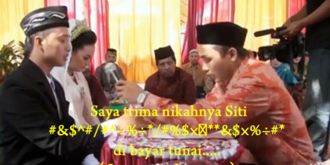 Video Akad Nikah Ini Viral, Ijab Kabulnya Itu Loh 