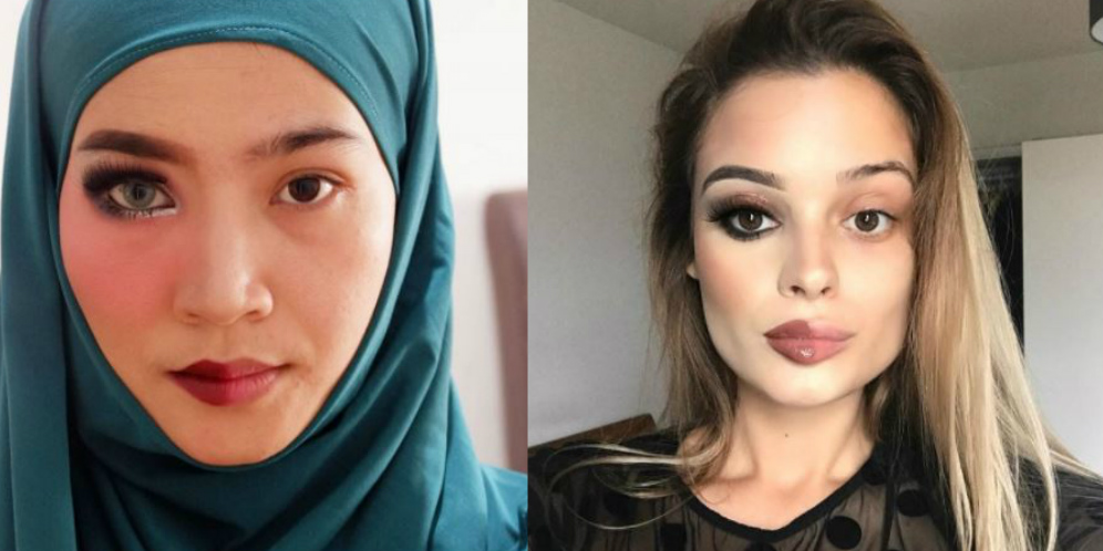 Makeup Separuh Wajah, Tren yang Lagi Hits di Instagram