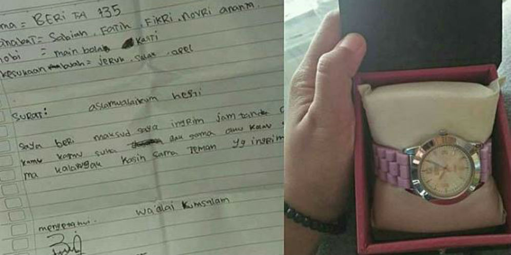 Begini Surat Cinta Kids Zaman Now Romantis Tapi Tulisannya