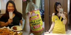 Gadis Gemuk Rutin Minum Sari Cuka Apel, Hasilnya Mengejutkan