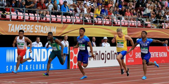 Ukir Sejarah, Atlet Indonesia Jadi Juara Dunia Lari 100 Meter
