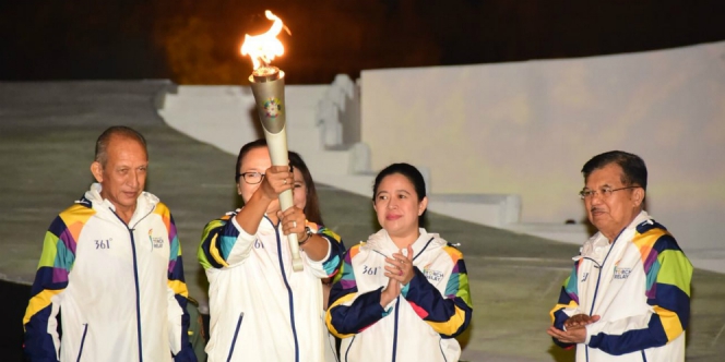 Berasal dari 2 Api Abadi, Obor Asian Games 2018 Mulai Diarak