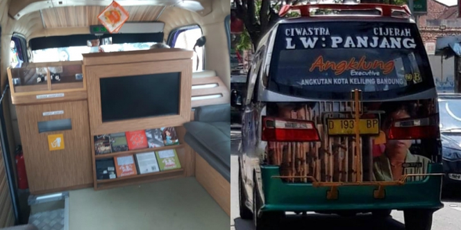 Angkot di Bandung Ini Jadi Viral, Interiornya Mirip Apartemen