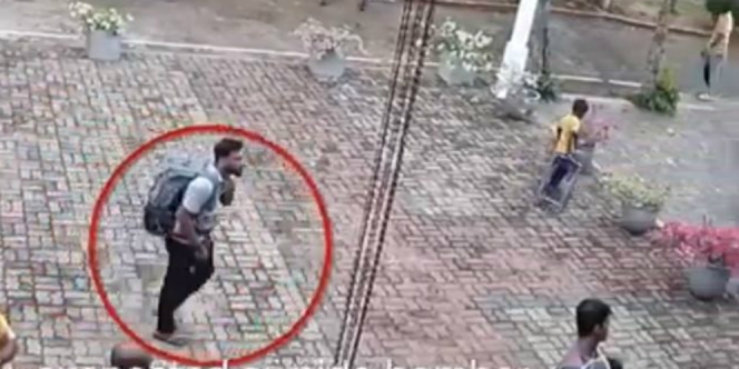 Detik-detik Teroris Masuk Gereja di Sri Lanka Tertangkap CCTV