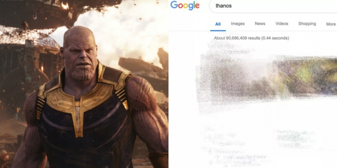 Klik Ini di Google, Thanos Akan Hapus Artikel di Layarmu