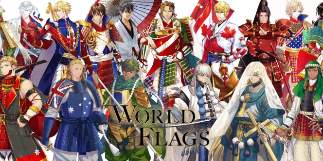 Jepang Ciptakan Anime dari Bendera Peserta Olimpiade 2020, Lihat Punya Indonesia