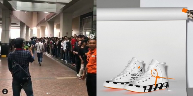 Antre dari Semalam Demi Sneakers Off-White x Converse di Plaza Indonesia