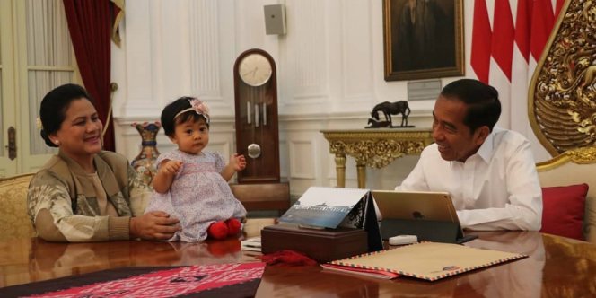 Si Mungil Sedah Mirah Curi Perhatian Saat Ikut Jokowi ke Bali