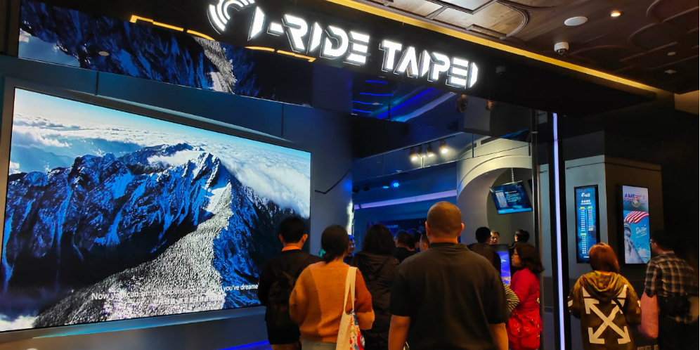 i-Ride Taipei, 10 Menit Terbang Keliling Taiwan