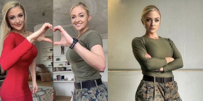 Terlalu Cantik, Tentara Wanita Ini Viral dan Disebut Marinir Barbie