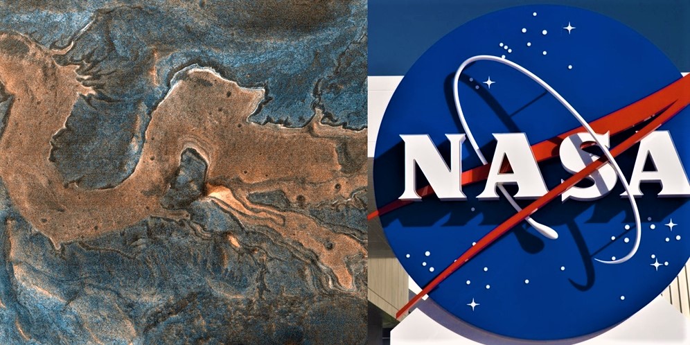 Menakjubkan, NASA Potret Penampakan Mirip Naga di Planet Mars