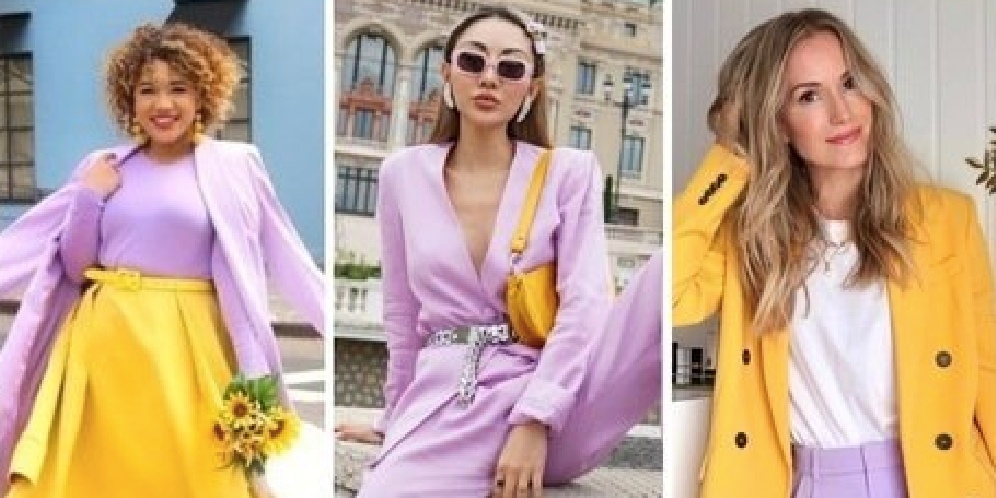 Tips Padu Padan Warna Lavender dan Kuning untuk Musim Panas