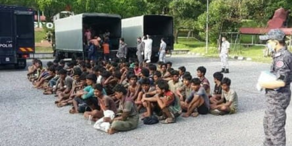 Menyusup ke Malaysia Pakai Kapal Rusak, 269 Imigran Rohingya Ditangkap
