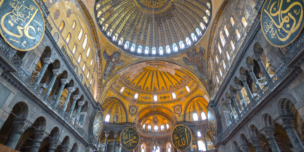 Mosaik di Hagia Sophia Akan Ditutup Setiap Waktu Sholat
