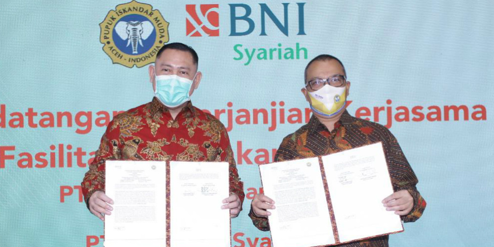 BNI Syariah Sediakan Fasilitas Perbankan Buat PT Pupuk Iskandar Muda