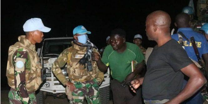 Bangga! Kontingen Garuda Bebaskan Warga AS yang Disandera di Kongo